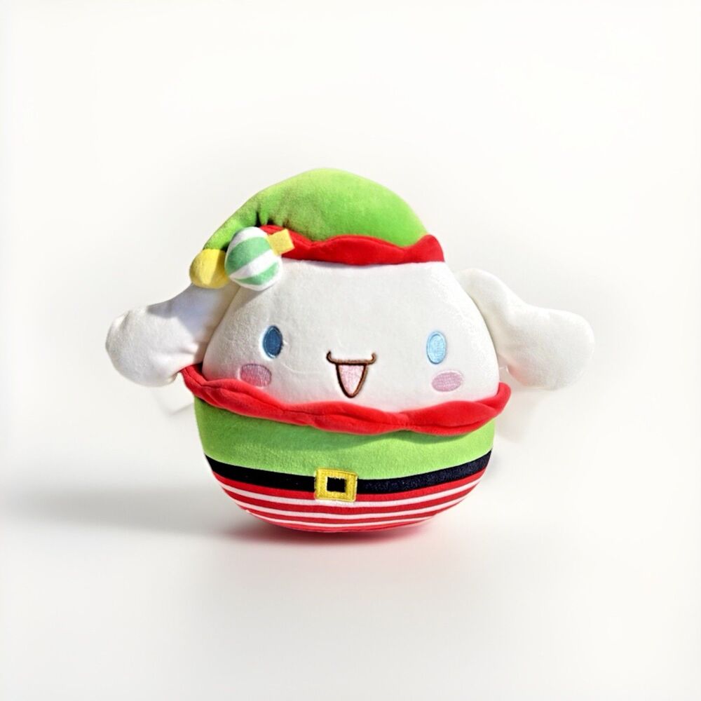 Cinnamon Roll Sanrio Squishmallow Hello Kitty Christmas Plush 2023 8”
